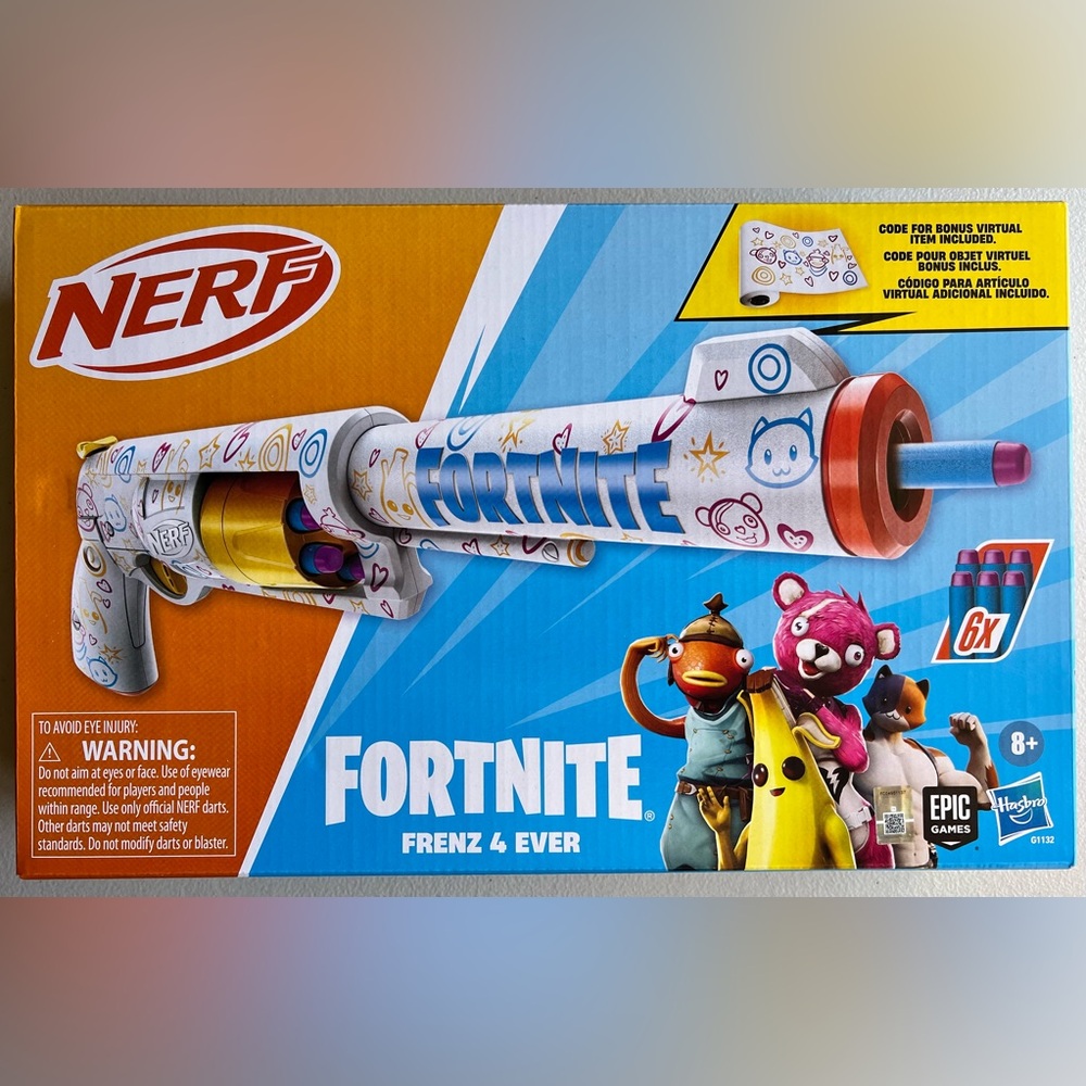 NERF Fortnite Frenz 4 Ever Blaster New/Sealed